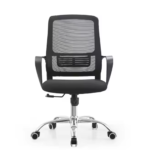 Sleek, Comfortable, and Built for Productivity,1939L Black Office Chair with Ergonomic Design and Adjustable Features - Image 2
