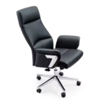 GA39 Ergonomic Office Chair – High-Density Cushion, Chrome Base, Class 3 Gas Lift & BIFMA Certified PU Castors