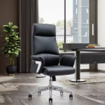 GA39 Ergonomic Office Chair – High-Density Cushion, Chrome Base, Class 3 Gas Lift & BIFMA Certified PU Castors - Image 6