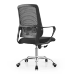 Sleek, Comfortable, and Built for Productivity,1939L Black Office Chair with Ergonomic Design and Adjustable Features - Image 4