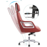 A306 Light Luxury Office Boss Chair – Ergonomic High Back Executive Chair with Adjustable Settings – Elegant Comfort for Office & Home - Image 11