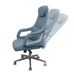 A301 Office Chair – High-Density Sponge Seat with Multifunctional Mechanism, Aluminum Base & PU Castors - Image 4