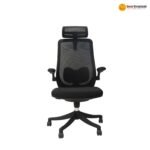 🪑 313A Black – Mesh Office Chair | PP Frame, Foam Seat & Iron Support - Image 4