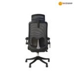 🪑 313A Black – Mesh Office Chair | PP Frame, Foam Seat & Iron Support - Image 2