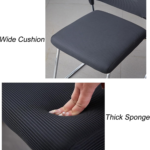 🪑 303C Chrome Frame Visitor Chair – Stackable Reception & Conference Seating | Sleek, Durable & Space-Saving - Image 6