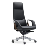 2213A Premium Executive Office Chair – High-End Ergonomic Leather Boss Chair with Headrest & Lumbar Support