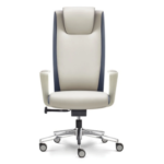 MD2210A-1 White Office Chair – Ergonomic Executive Chair with Lumbar Support & Adjustable Features