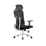 Ultimate Ergonomic Office Chair with 3D Armrests & Chrome Base – Model 911S – Black & Gray - Image 7