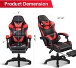 Ergonomic Red & Black Gaming Chair – Ultimate Comfort and Style-GC-1011-2 - Image 3
