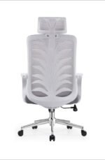 Ergonomic Mesh Office Chair with Foam Seat and Iron Frame 988 Gray Office Chair - Image 2