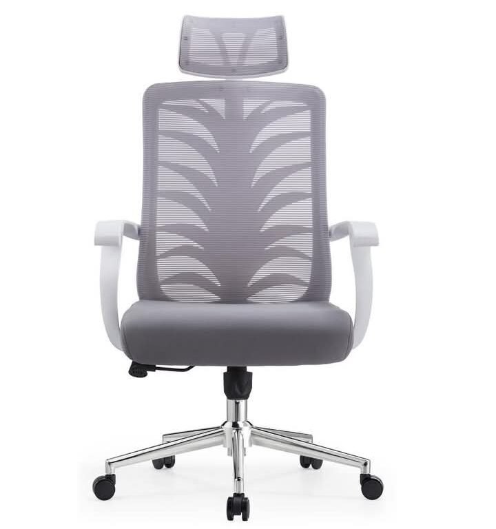 988 GRAYYY Ergonomic Mesh Office Chair with Foam Seat and Iron Frame 988 Gray Office Chair - Image 1