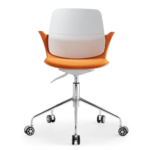 R136-30 Modern Office Chair – Ergonomic Design with PP Body, Foam Seat & Metal Base - Image 3