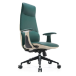 1803 A – Green High-Back Executive Boss Swivel Recliner – Luxury Multifunctional Office Chair with Sliding Mechanism & Ergonomic PU Mesh - Image 5