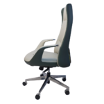 MD2302 A – Green Premium High-Back Executive Chair – Aluminium Base with Synchronized Tilt & Ergonomic Comfort - Image 3