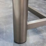 M127 – Modern Italian Design Coffee Table Set – Special Shaped Slate Top with Iron Base for Living Room - Image 7