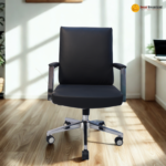 🪑 B100 – Modern & Comfortable Executive Office Leather Chair | Premium Synthetic Leather | Butterfly Mechanism