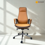 TA135-Orange – Modern PU Leather Recliner Office Chair | Swivel Adjustable Executive Boss Chair for Work & Home Office - Image 3