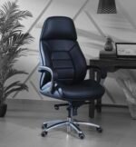 🪑 2305 A – Modern Executive Office Chair | Premium PU Leather | High-Density Foam | Durable Aluminum Base - Image 6