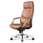 🪑 AM 2410B – Premium Ergonomic Executive Office Chair | PU Leather, Foam Cushion & Aluminium Base - Image 2