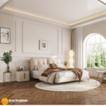 #2322 Premium Bed Frame – Leather + PU + Wooden Structure + Foam Comfort (180×200 cm) - Image 4