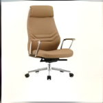 AM 2405A Premium Executive Chair – PU Leather + Foam + Aluminium Base - Image 3