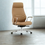 AM 2405A Premium Executive Chair – PU Leather + Foam + Aluminium Base