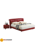 2510# Premium Bed Frame – Leather/PU + Solid Wooden Structure - Image 3