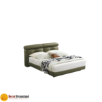 2508# Premium Bed Frame – Leather/PU + Solid Wooden Structure - Image 3