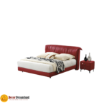 2510# Premium Bed Frame – Leather/PU + Solid Wooden Structure - Image 2