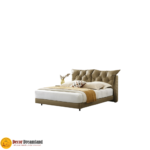 2509# Premium Bed Frame – Leather/PU + Solid Wooden Structure - Image 2