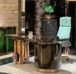 Modern Light Luxury Boss Desk Combination Computer Desk High-end Custom Desk for Home Office - Image 7