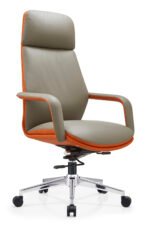 A1-822 Office Chair – PU Leather with Metal Legs | Modern Professional Seating - Image 5