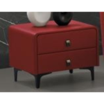 G97# Premium Nightstand – Wood Frame + PU Finish + Sintered Stone Top