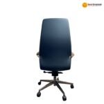 AM 2215A BROWN Premium Office Chair – PU Leather + Foam Cushioning + Aluminium Base (Copy) - Image 2