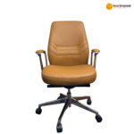 AM 2405B Premium Executive Chair – PU Leather + Foam + Aluminium Base - Image 4