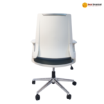 MD 2202B Ergonomic Office Chair – Moulded Foam | Nylon Back Frame | Chrome Base | PU Noiseless Casters - Image 2