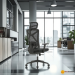 🪑 921 Ergonomic Office Chair | Black Frame & Black Mesh  Headrest & Footrest • Advanced Ergonomics • Premium Executive Comfort - Image 6