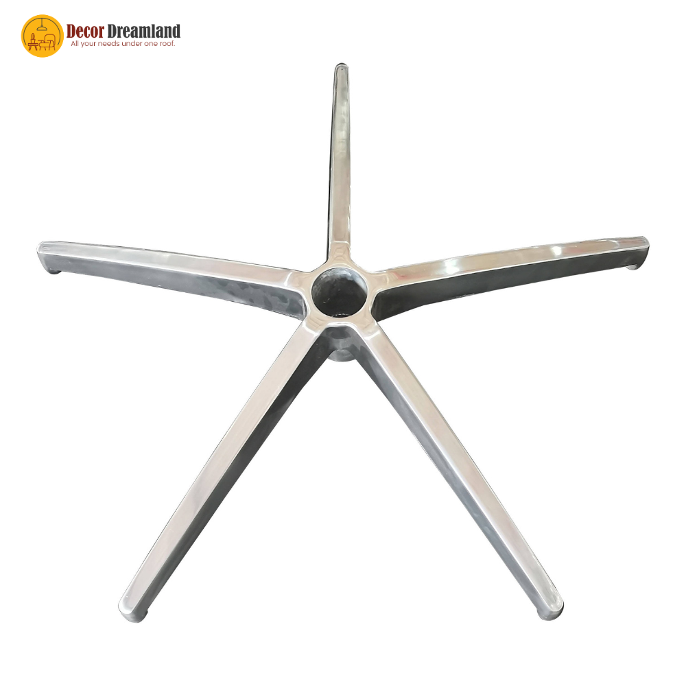 1 Crystal Chrome Base – Premium Heavy-Duty Chair Base Replacement - Image 1