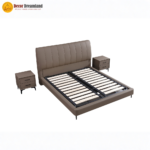 6612# Premium Bed Frame – Leather/PU Upholstery + Solid Wooden Structure - Image 10
