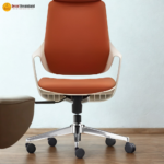 🪑 2159 B Ergonomic Office Chair | Orange  Vibrant Design • Ergonomic Support • Smooth & Stable Performance
