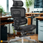 🪑 A-523 Ergonomic Mesh Office Chair | Aluminum Base with 3D Armrests  Advanced Ergonomics • Breathable Comfort • Premium Office Seating
