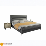 1022# Premium Bed Frame – Fabric Upholstery + Solid Wooden Structure + Foam Padding + Slat Support (180×200 cm) - Image 2