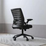 🪑 309 Ergonomic Mesh Office Chair with Headrest & 2D Armrests – Black Mesh Executive Task Chair - Image 13