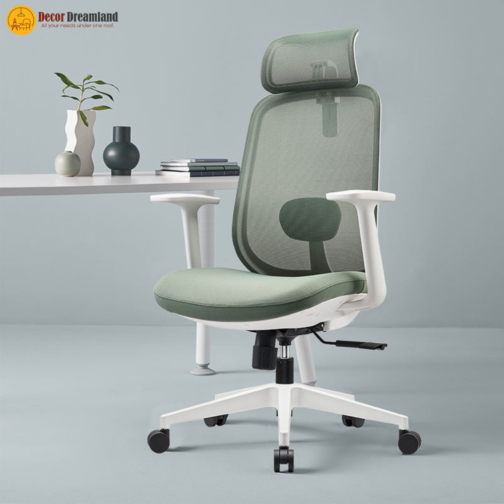 2 🪑 GA-96-1 Ergonomic Office Chair | White PP Frame Ergonomic • Adjustable • BIFMA Certified - Image 1
