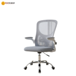 🪑 OC-B1012 Ergonomic Office Chair | Black Frame & Grey Mesh  Smart Design • Breathable Comfort • Reliable Performance - Image 3