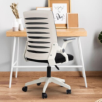 🪑 309 Ergonomic Mesh Office Chair with Headrest & 2D Armrests – Black Mesh Executive Task Chair