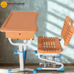 TN-A0005 Modern Student Desk & Chair Set  Single Metal–MDF School Furniture | Manufacturer-Grade Classroom Equipment