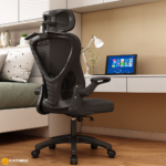 🪑 922 Ergonomic Office Chair | Black Frame & Black Mesh  Headrest Support • Eco-Friendly Seating • Modern Office Comfort