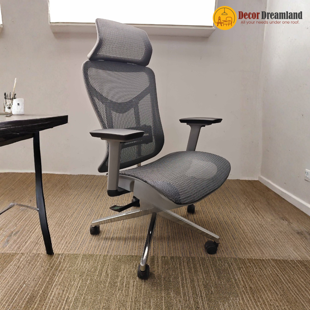 4 🪑 A911S Office Chair – Grey - Image 1
