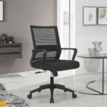 🪑 2506-B Ergonomic Office Chair | Black  Modern Comfort • Breathable Design • Reliable Performance - Image 4